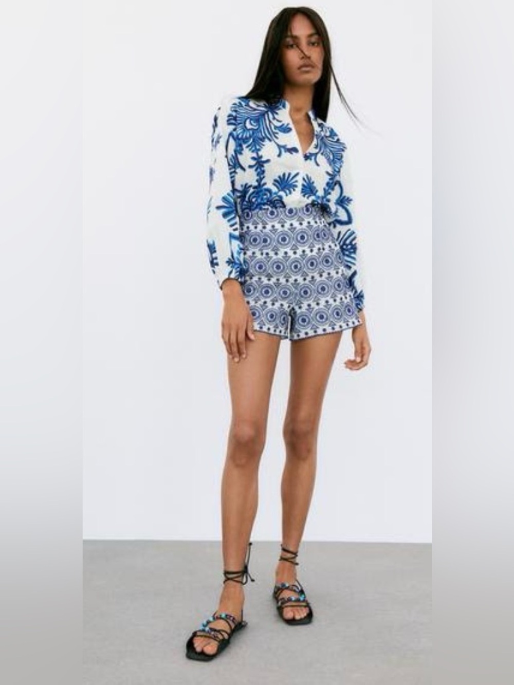 NWT ZARA Printed Shorts
